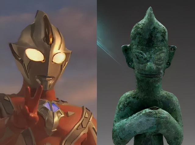 三星堆又双叒上新了奥特曼演技满分