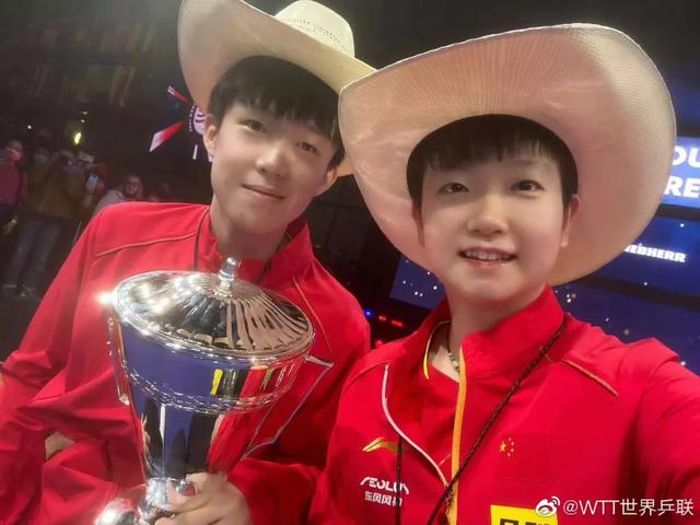 中国队拿下世乒赛首枚金牌 美国球迷打call孙颖莎樊振东休闲区蓝鸢梦想 - Www.slyday.coM