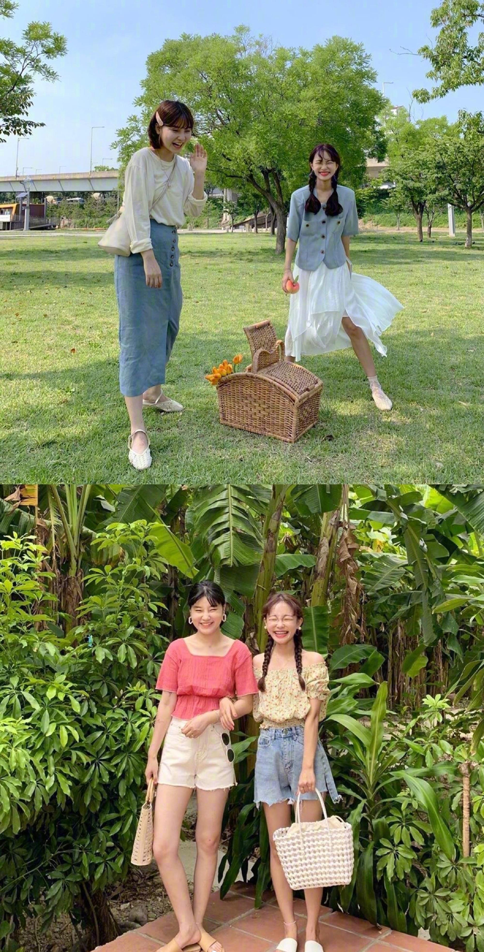 闺蜜假期出游穿搭拍照pose合集～一起在夏日里做最美的小仙女吧!