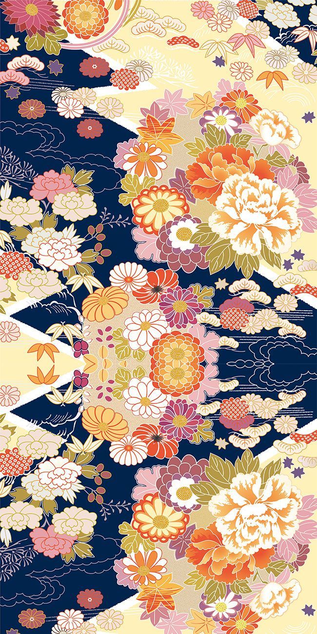 日式和风花纹