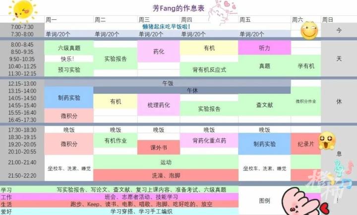 每天6:00—23:30，浙江超级学霸自律到什么程度？这两天这份作息表刷爆网络，请家长转给孩子看看休闲区蓝鸢梦想 - Www.slyday.coM