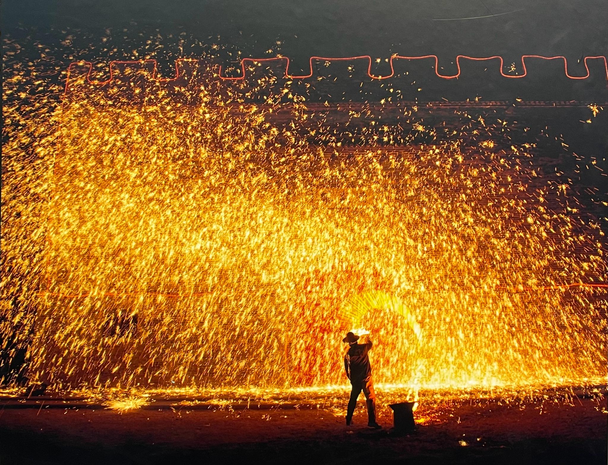 蔚县打铁树花,从明代开始到现在有数百年的历史……_高清图集_新浪网