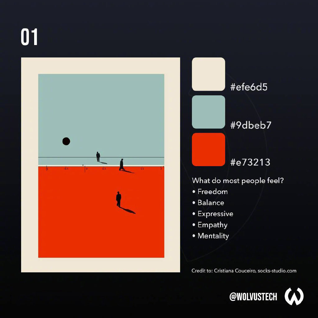 一组三色配色方案参考