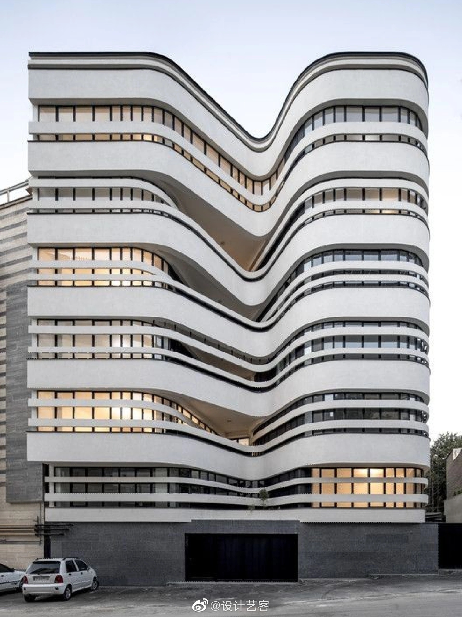 建筑外立面设计水平线条的韵律