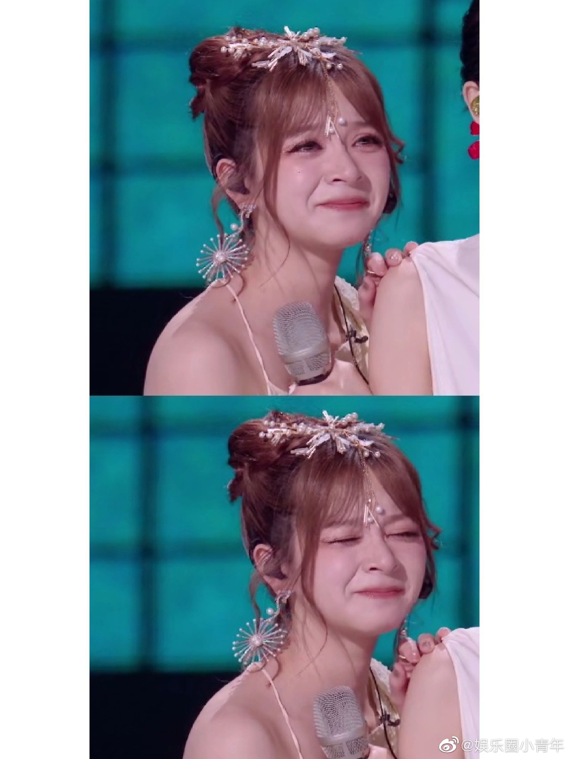 哭起来好像小宝宝的美依礼芽_高清图集_新浪网