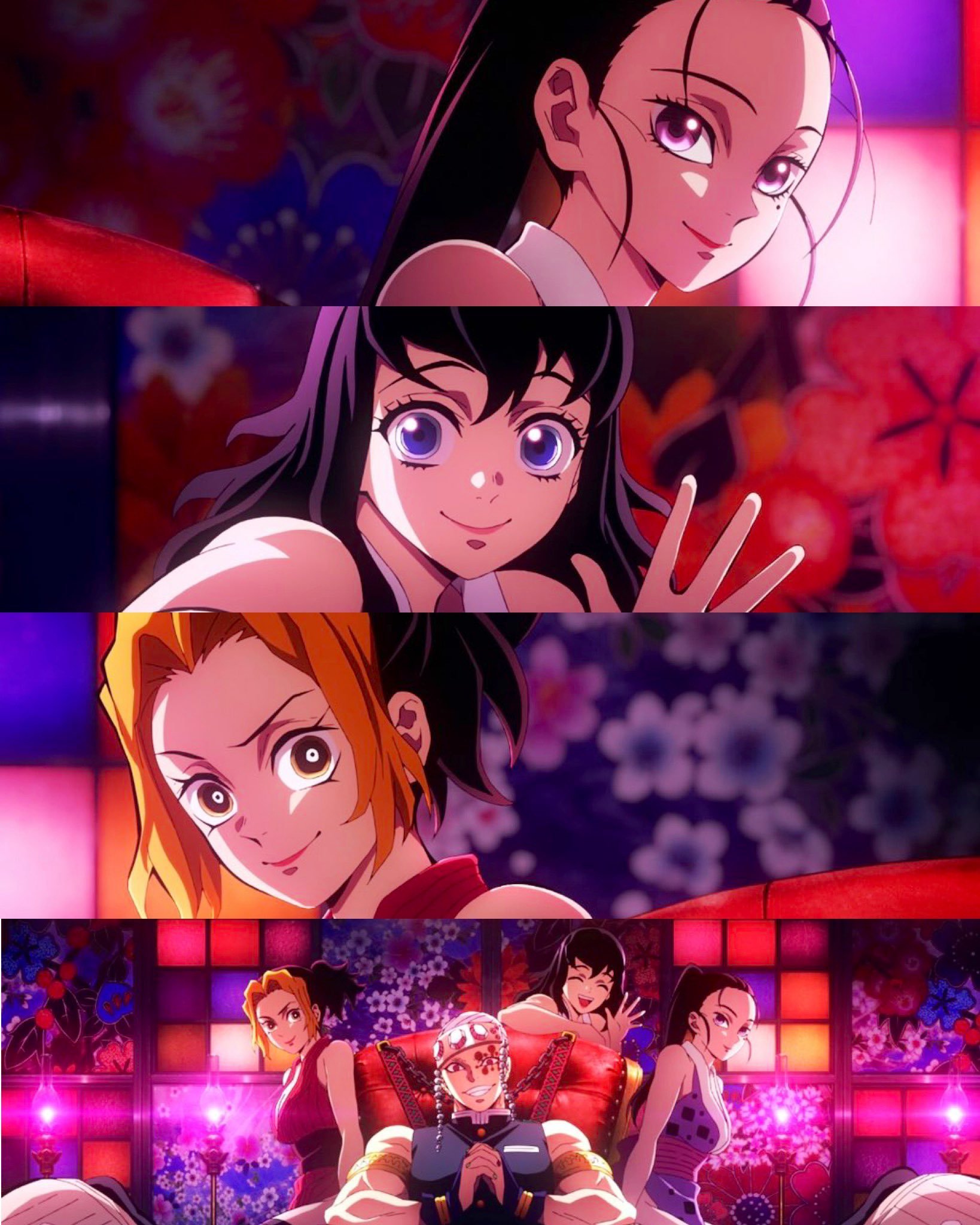 说来奇怪怎么看音柱的三个老婆都感觉像三小只啊