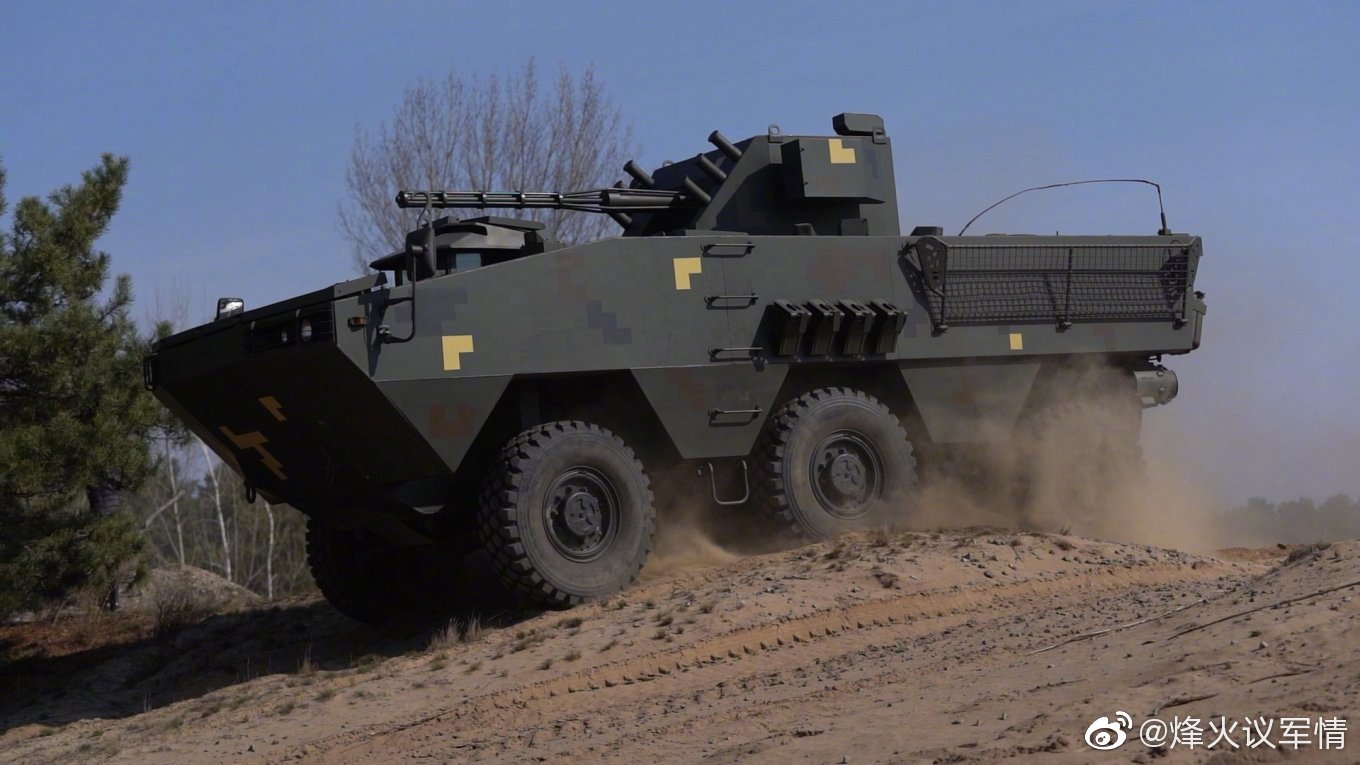 乌克兰推出奥塔曼型6*6轮式装甲运兵车_高清图集_新浪网