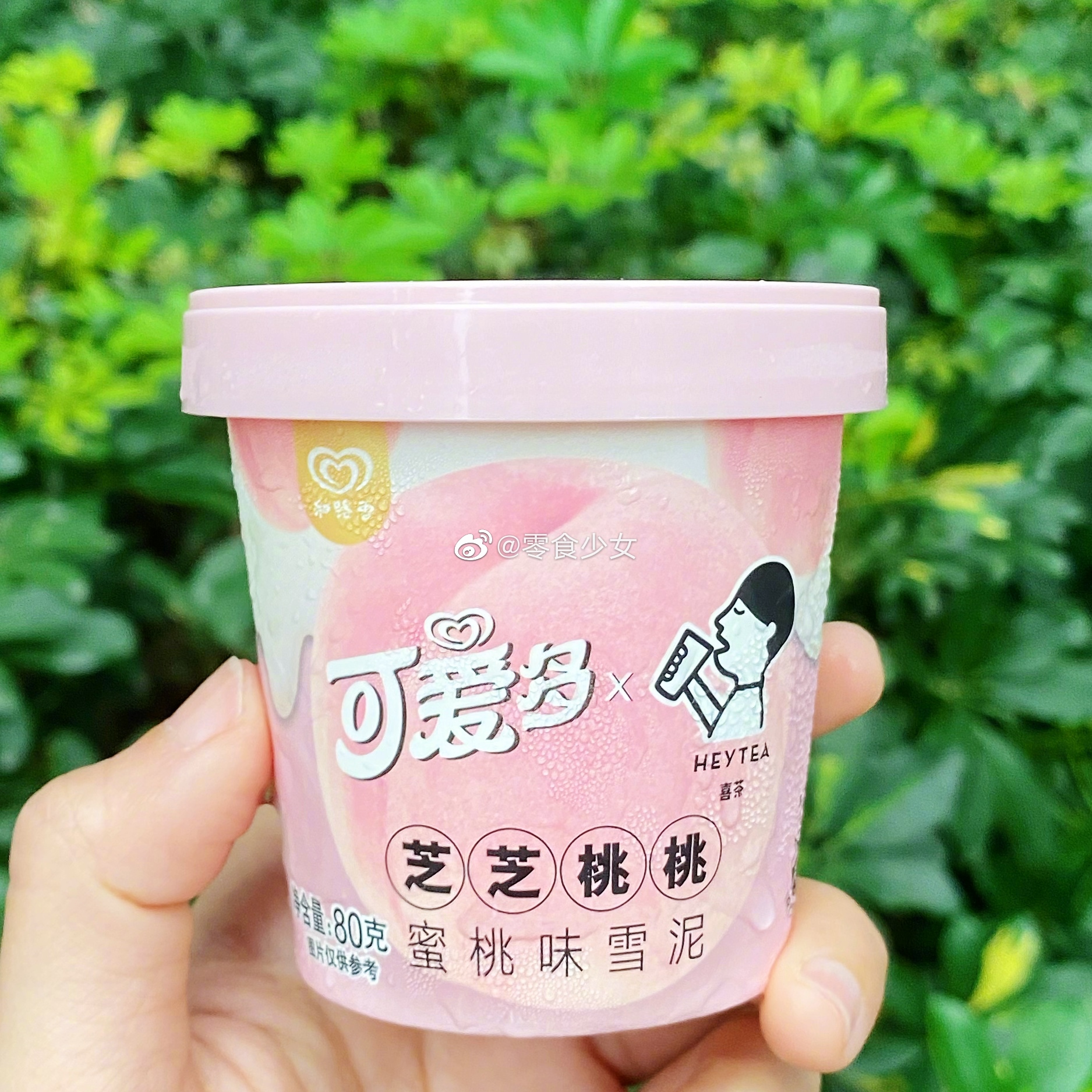 呜呜呜一杯行走的芝芝桃桃!