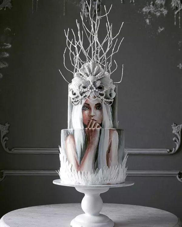 如果让画师来做蛋糕,场面控制不住了,这些翻糖蛋糕堪称艺术品