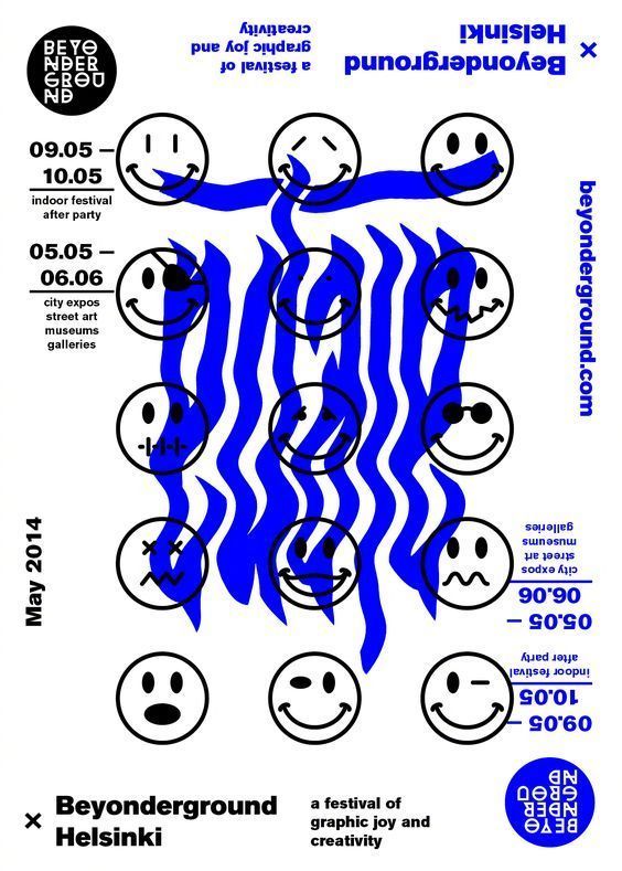 蓝色系海报设计 & 创意版式设计_高清图集_新浪网