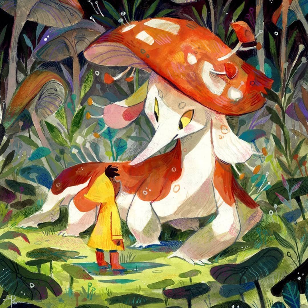 美国插画师 zoe persico 笔下富有童趣的绘画作品