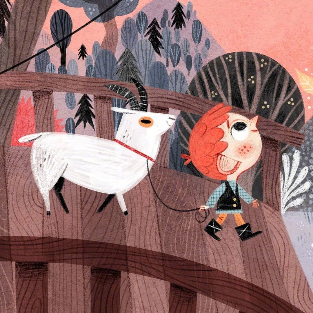 插画师 David Sierra Listón 可爱温馨的插画作品，童趣十足__财经头条