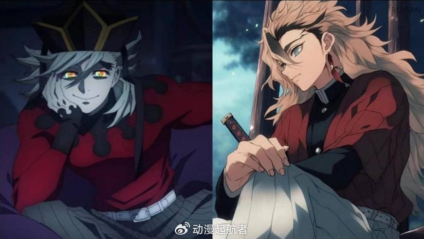 如果《鬼灭之刃》的上弦变成鬼杀队，无惨成继国缘一，堕姬美翻了|黑死牟|猗窝座|童磨|形象|人类_新浪新闻