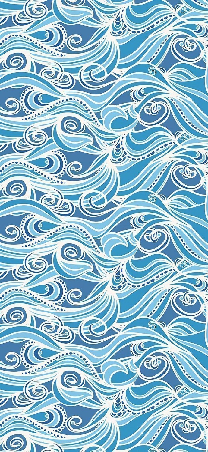 海浪纹样图案设计