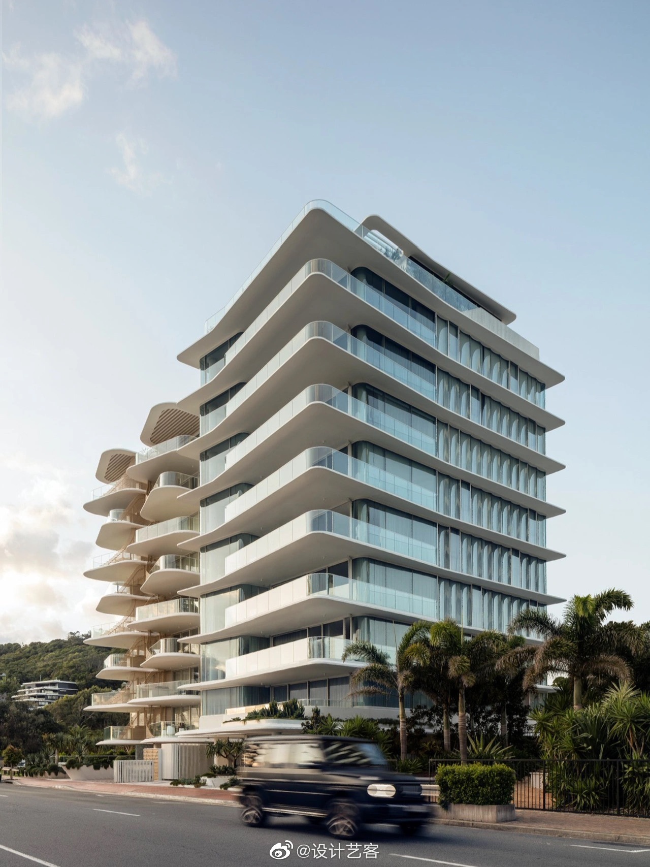 建筑外立面设计水平线条的韵律