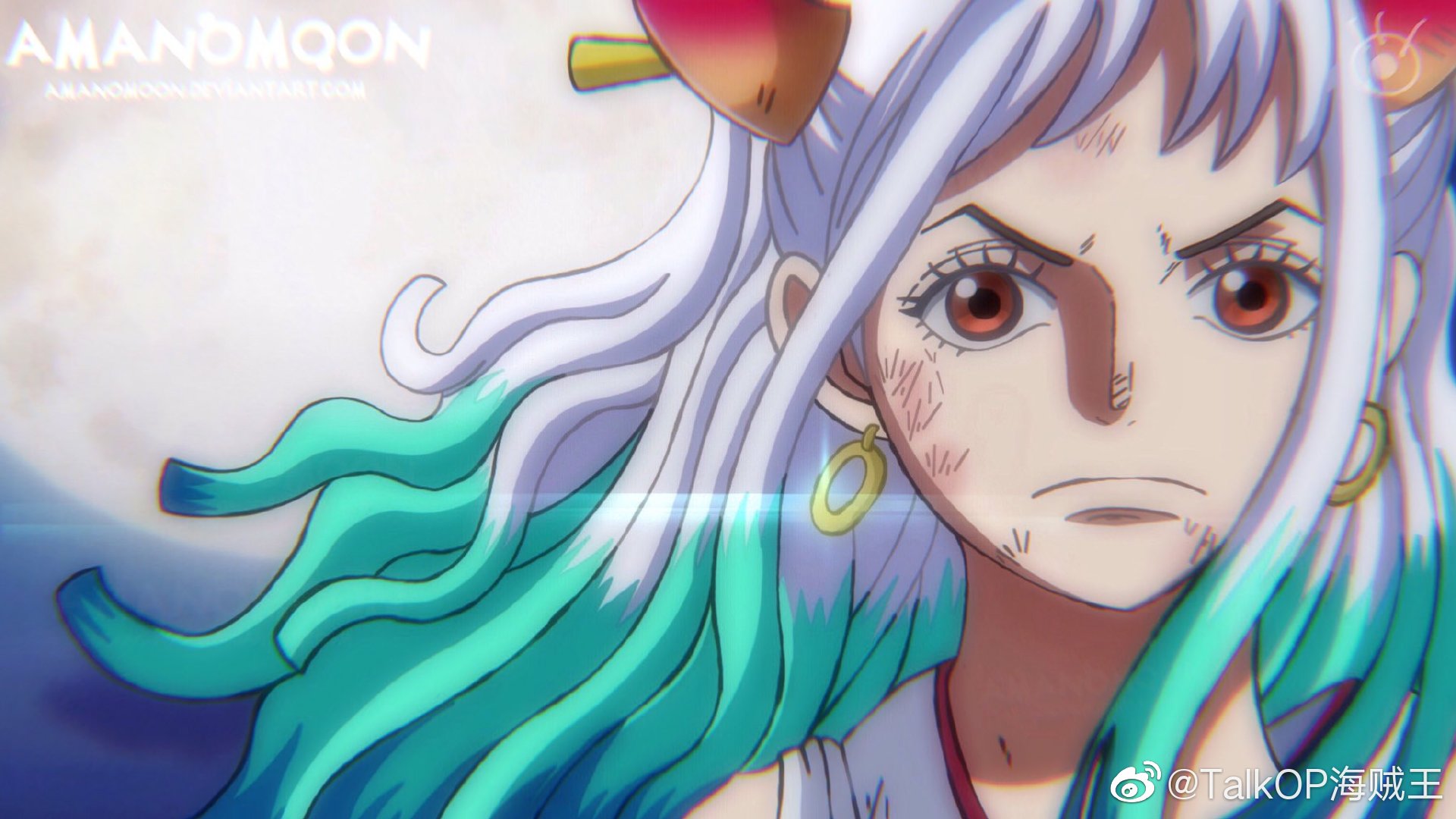 来自大佬amanomoon的海贼王1043话的上色作品__财经头条