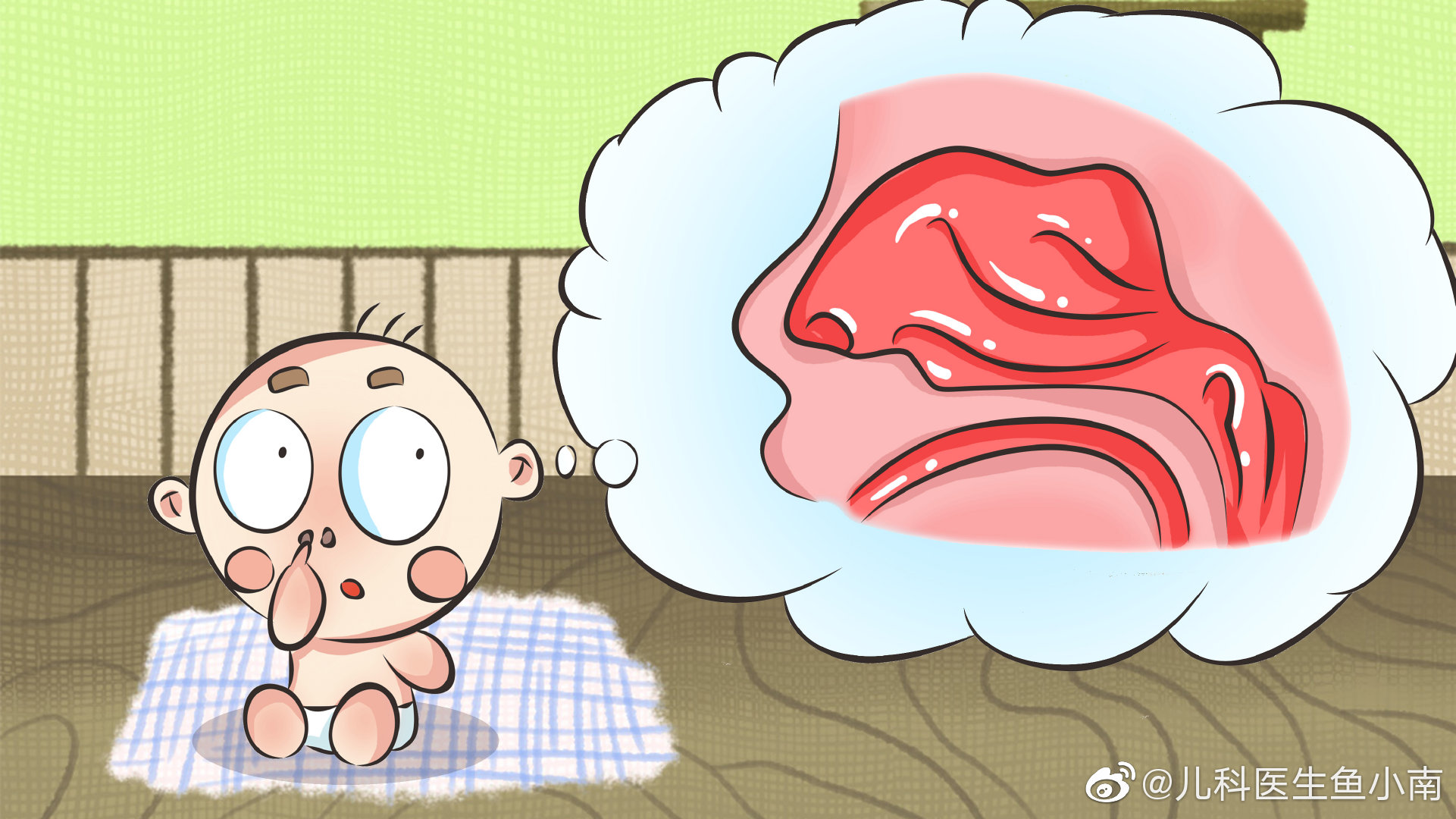 孩子的鼻粘膜毛细血管丰富,干燥、炎症,摩擦损伤等都易导致鼻衄