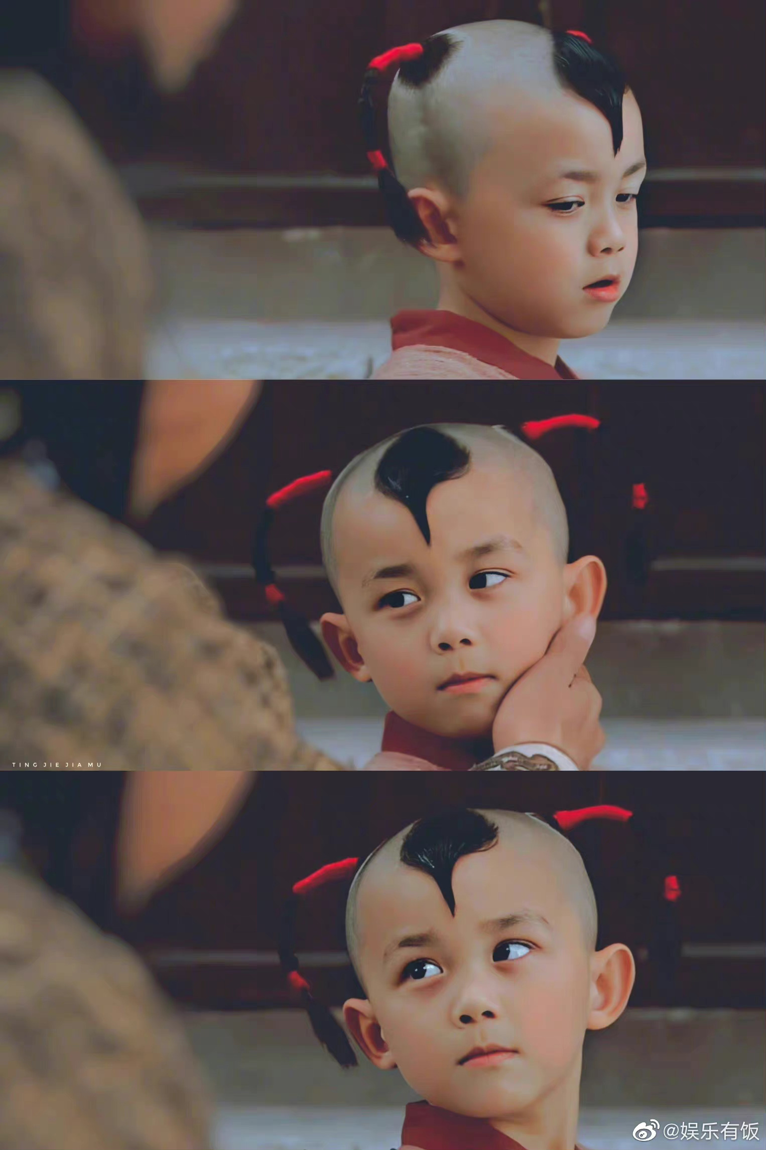 网友考古吴磊发现三石弟弟扮演的哪吒也太可爱啦