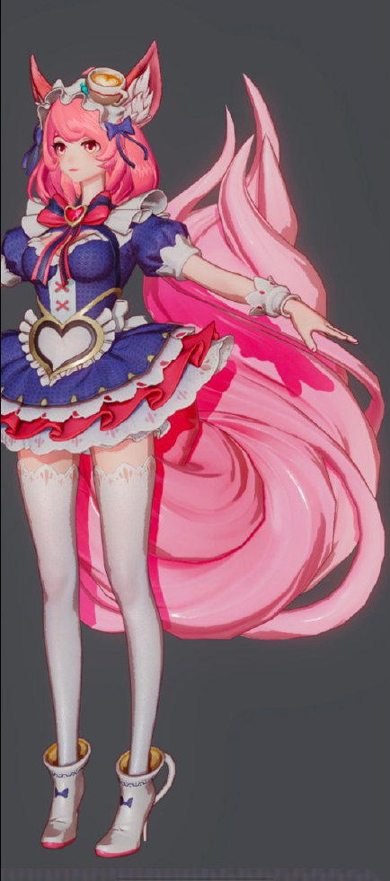 王者荣耀发布了妲己-女仆咖啡的皮肤优化消息