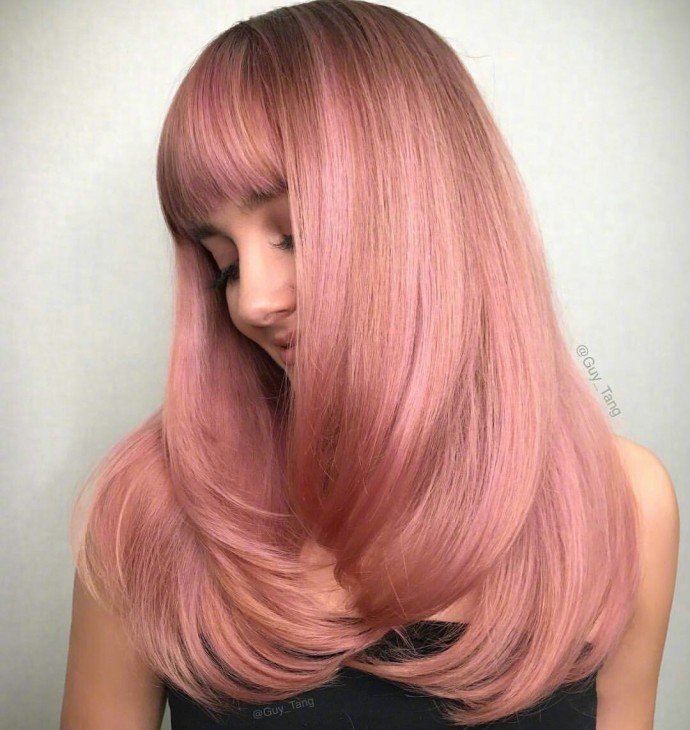 粉色系发色_高清图集_新浪网