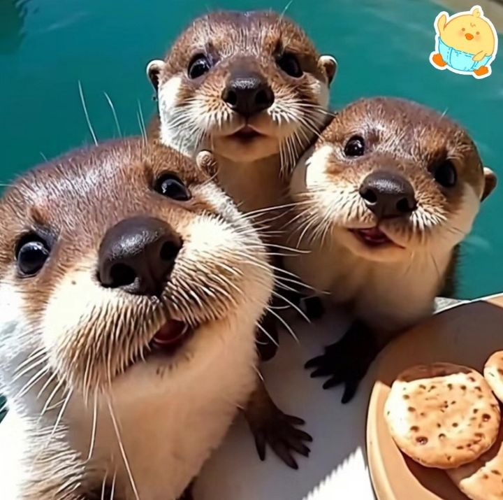 超可爱水獭自拍_高清图集_新浪网