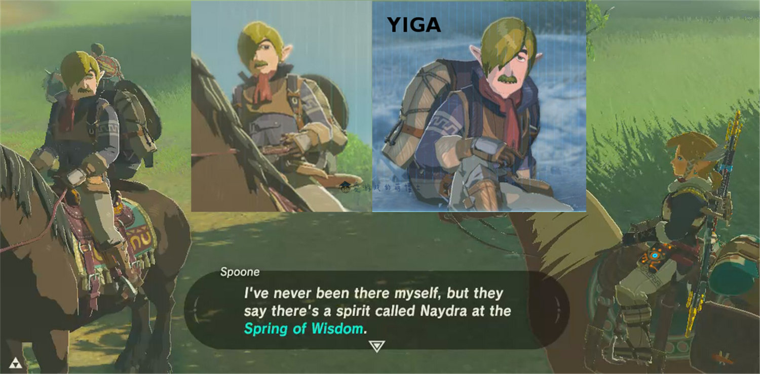 《塞尔达传说：荒野之息》中，依盖队成员假扮的角色全部确有其人|塞尔达传说：荒野之息|海拉|玩家_新浪新闻