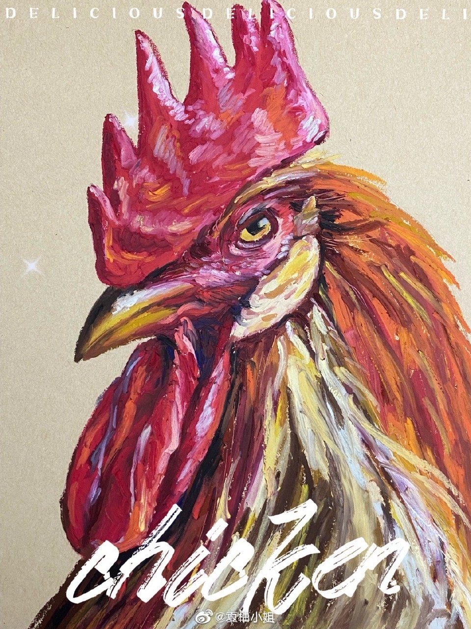 油画棒|动物系列_高清图集_新浪网