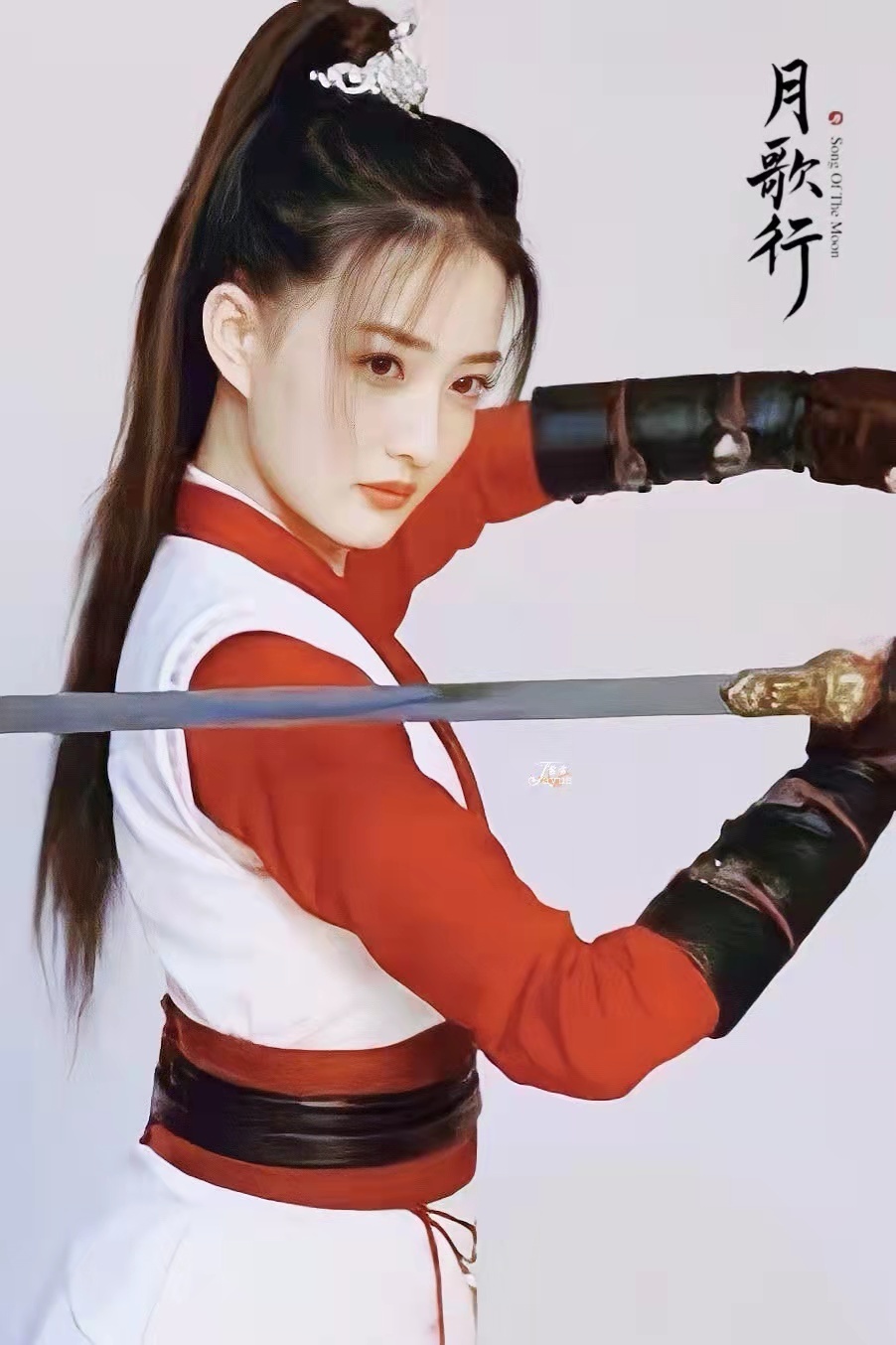 徐璐的古装真的太惊艳了,束发高马尾发型英气十足