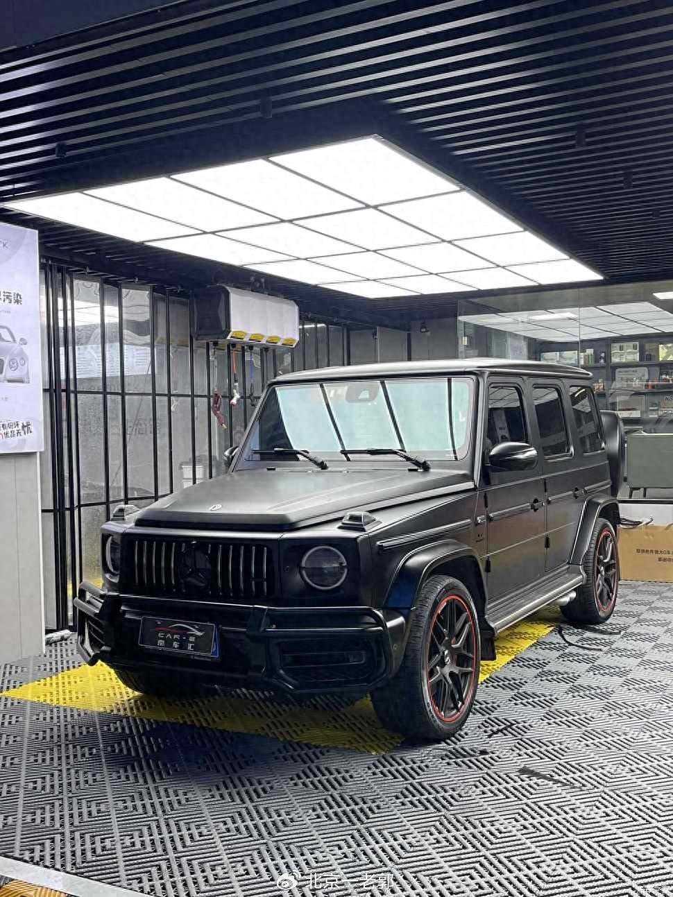 大g全国上门改装南京站:中规g63升级舒适套件以及全车暗夜套件