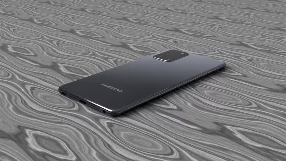 三星galaxym52概念设计中间挖孔矩形相机和s20很像