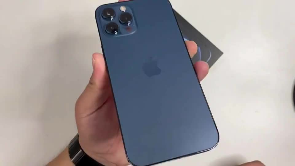 iphone12promax海军蓝开箱激活真机上手真香