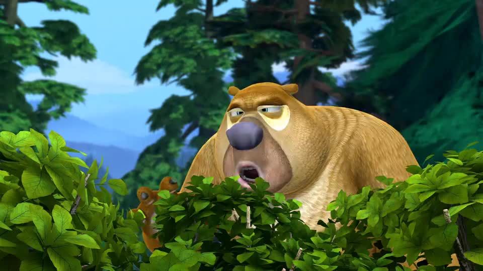 熊出没熊二太可爱了自己想要闪卡这卖萌谁也受不了啊