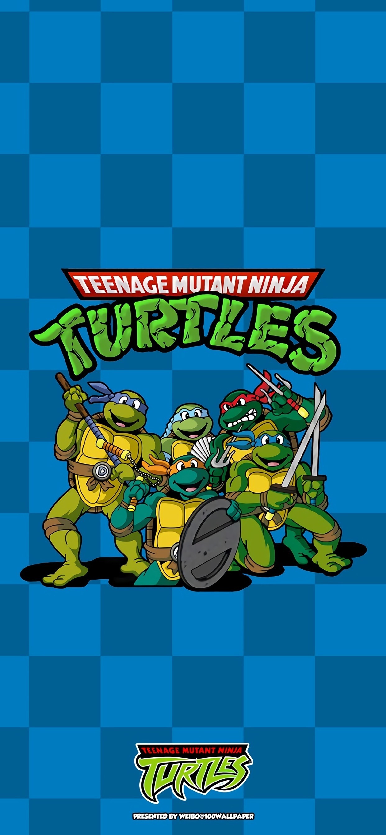 1987版《忍者神龟》竖屏手机壁纸