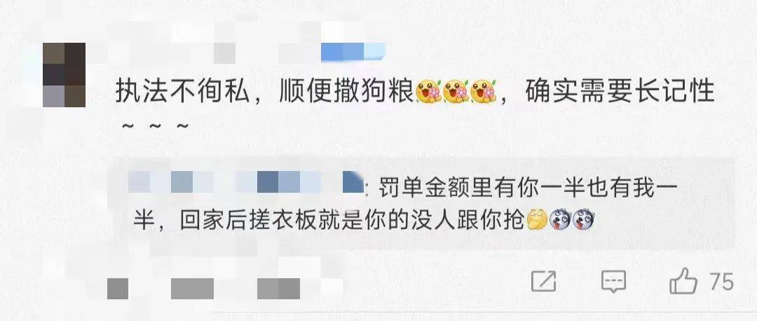 女子违停后，被交警老公贴了罚单……休闲区蓝鸢梦想 - Www.slyday.coM