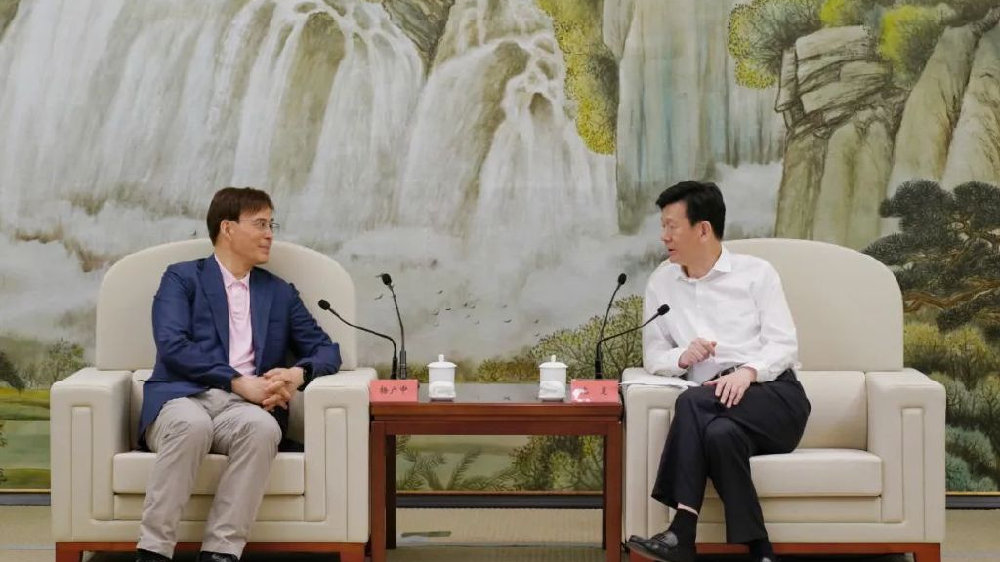 沈觅会见普锐医疗杨广中院士团队一行|园区|产业|服务|机器人|模组_新浪新闻
