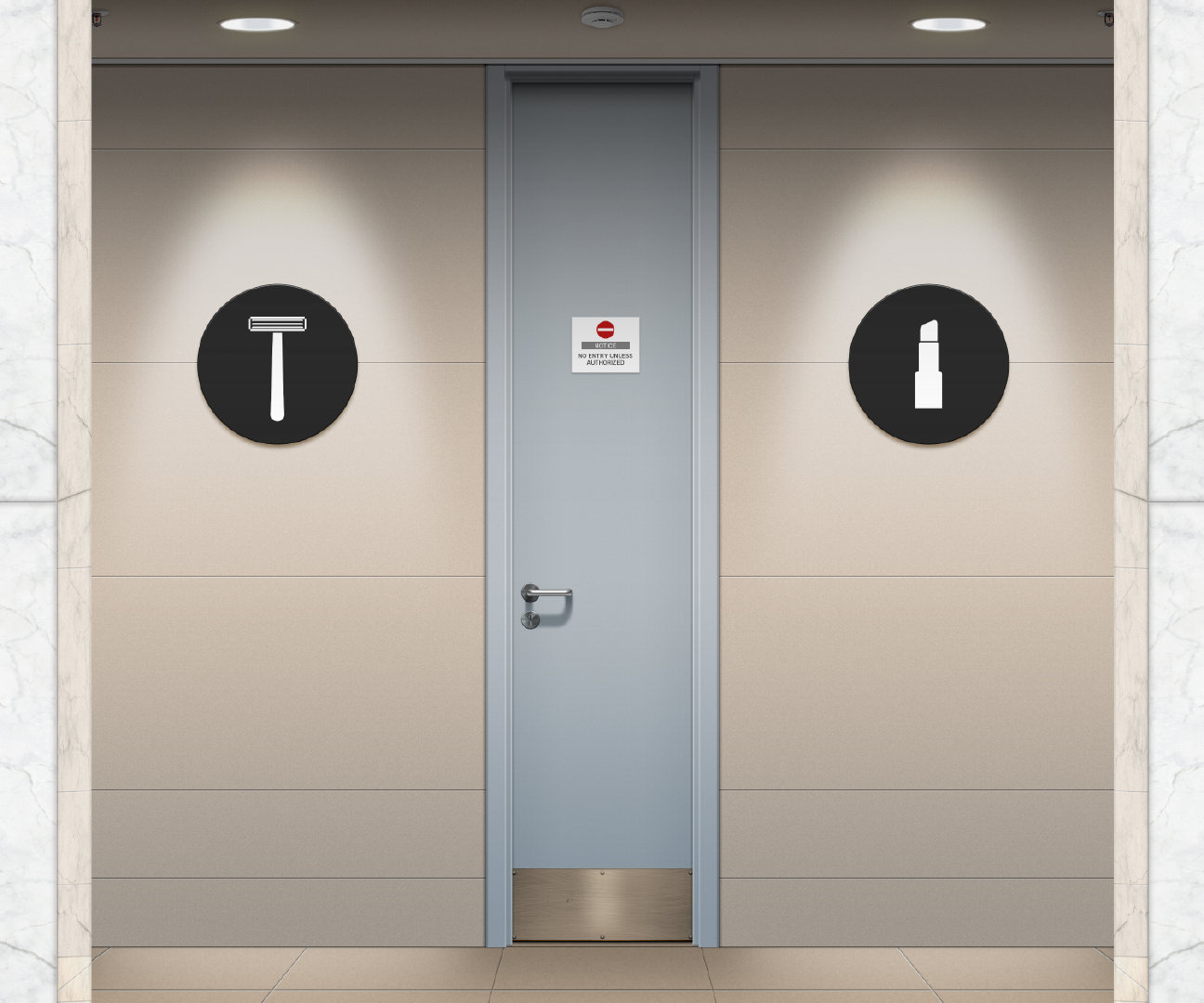 公共卫生间标识牌图片