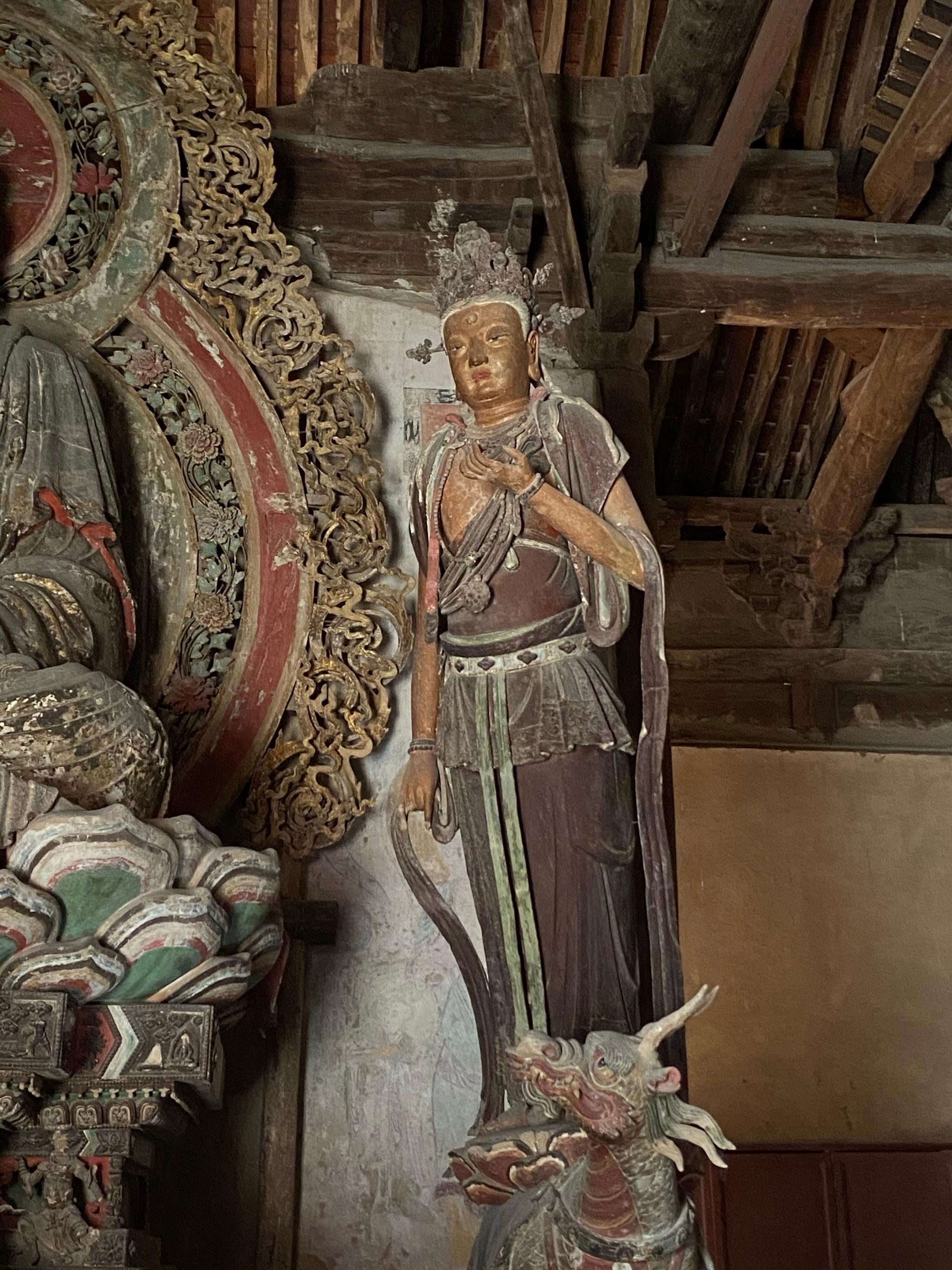 临汾广胜寺的彩塑