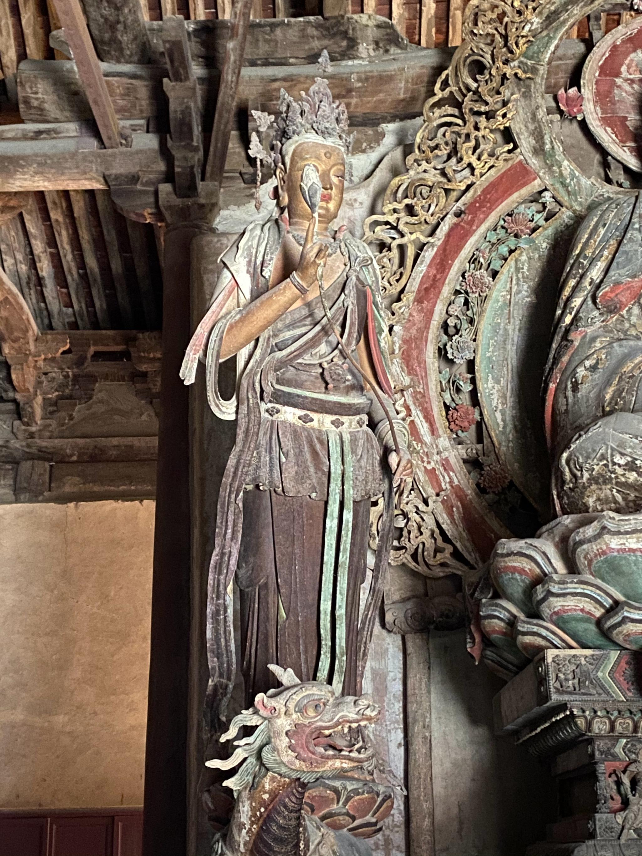 临汾广胜寺的彩塑