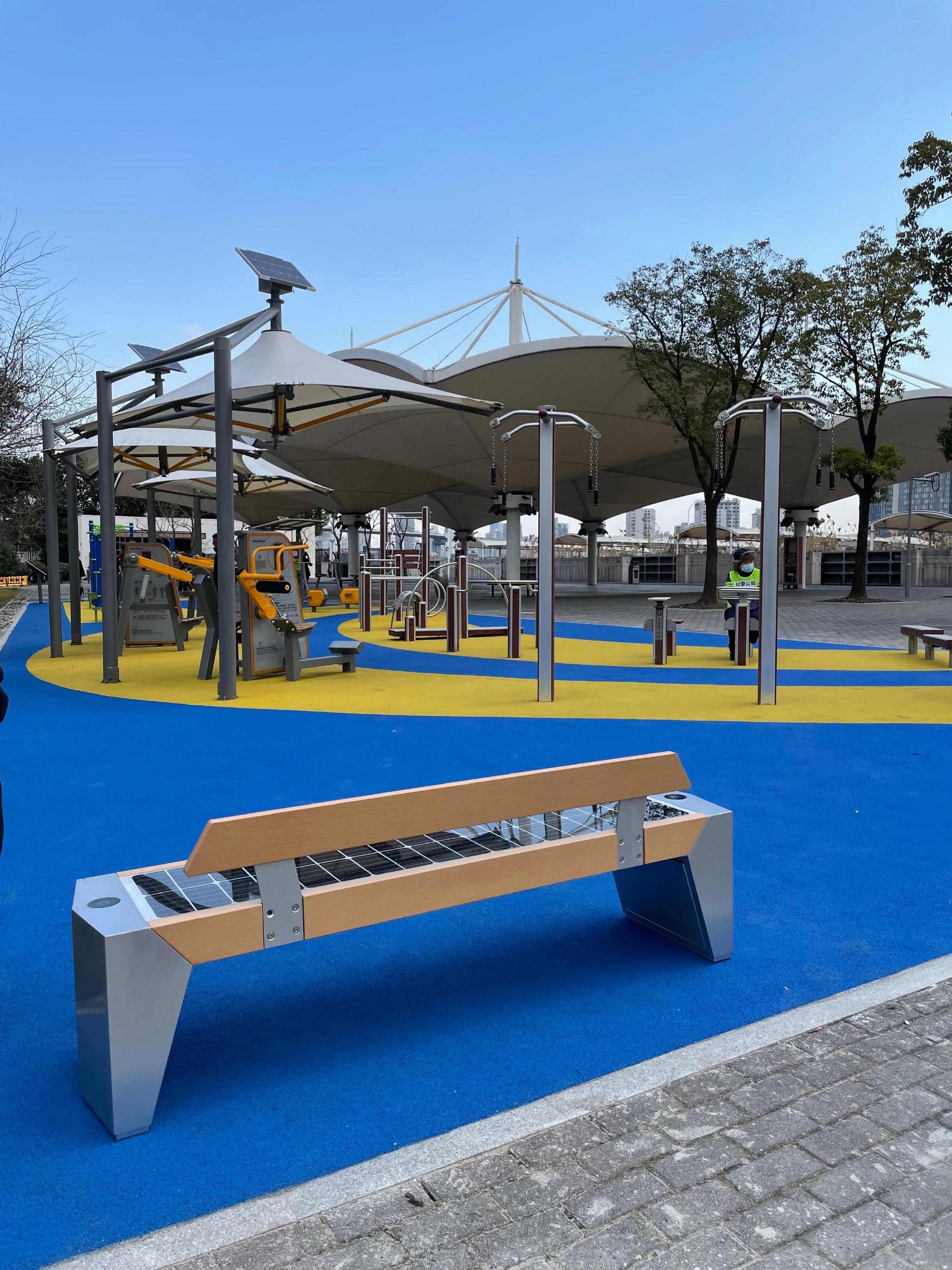 兼具健身和数字化服务新年伊始黄浦滨江健身苑开放