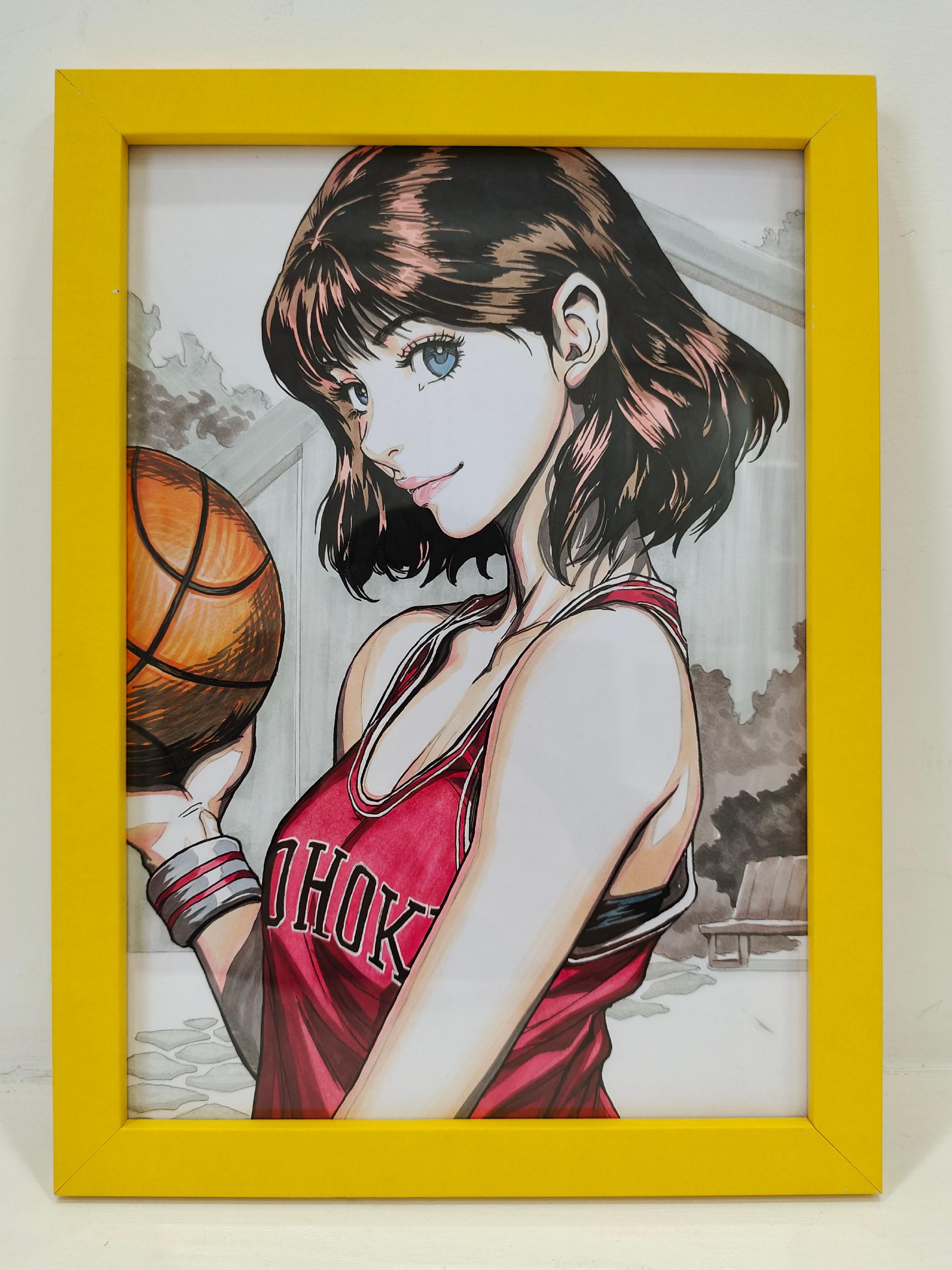 第六次重绘 赤木晴子 灌篮高手 湘北高中 篮球女孩……_高清图集_新浪