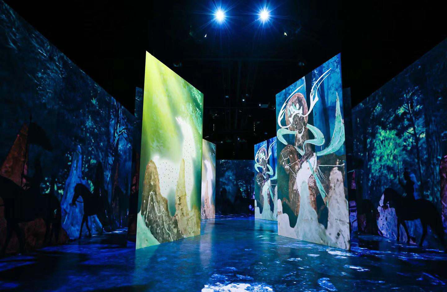 "遇见敦煌 光影艺术展"10月4日起在沪开展|观众|遇见|壁画_新浪新闻