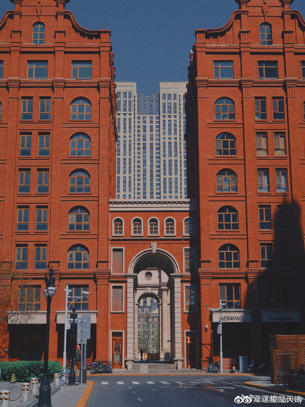 天津泰安道五大院,英伦风建筑