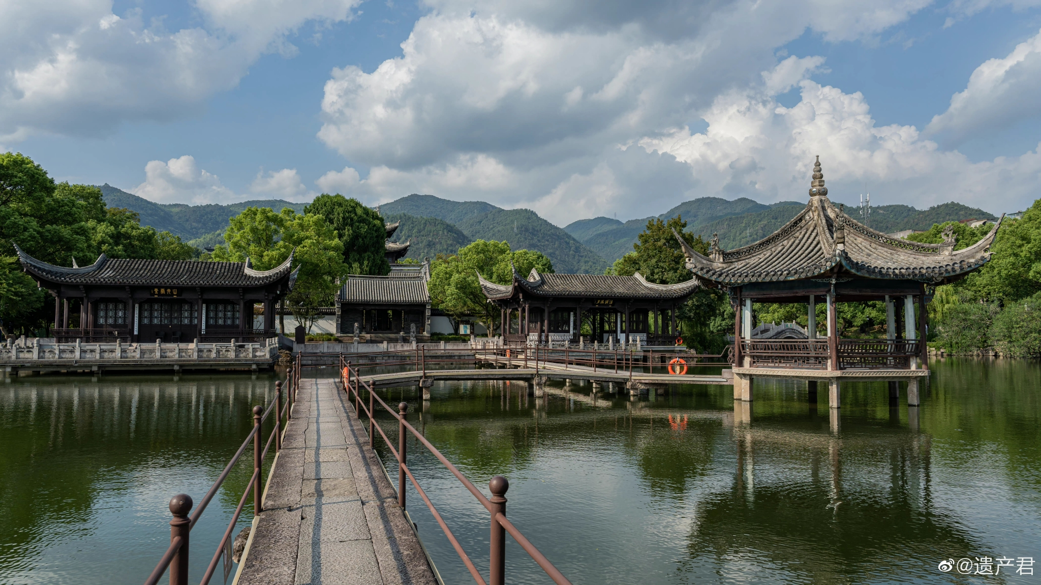 台州临海东湖,远山近水楼台榭__财经头条