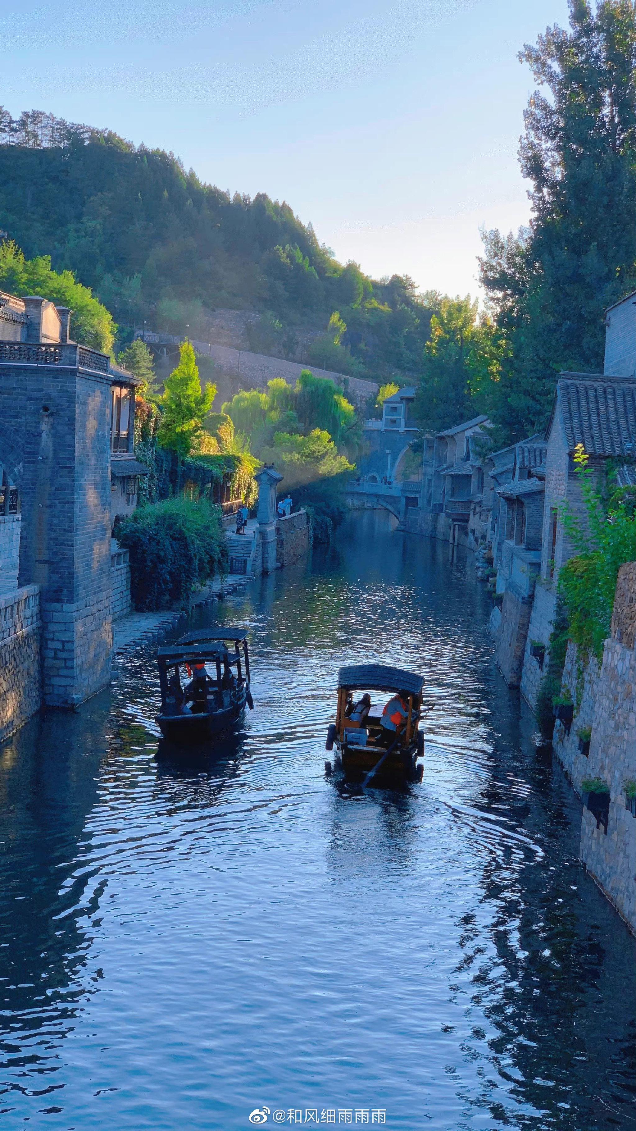 秋日里的古北水镇摄影