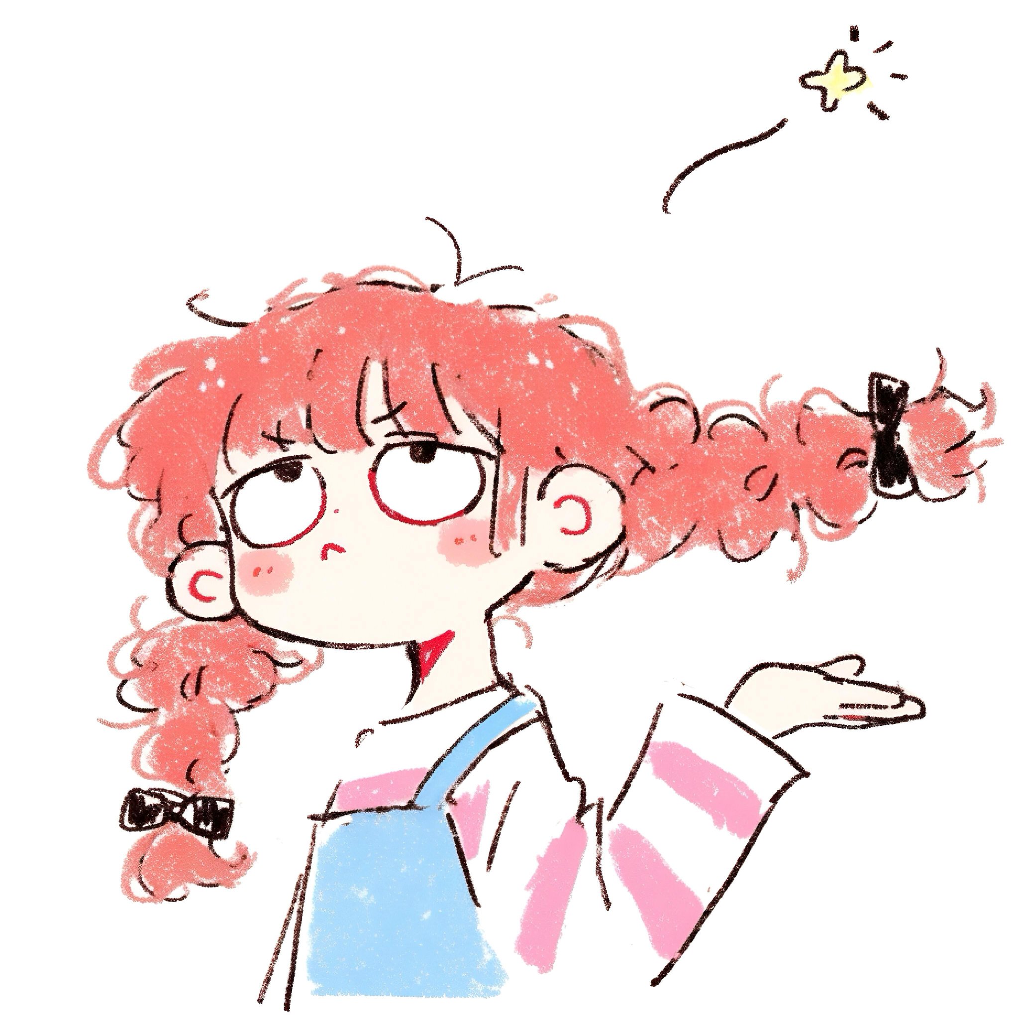 潦草小人插画头像