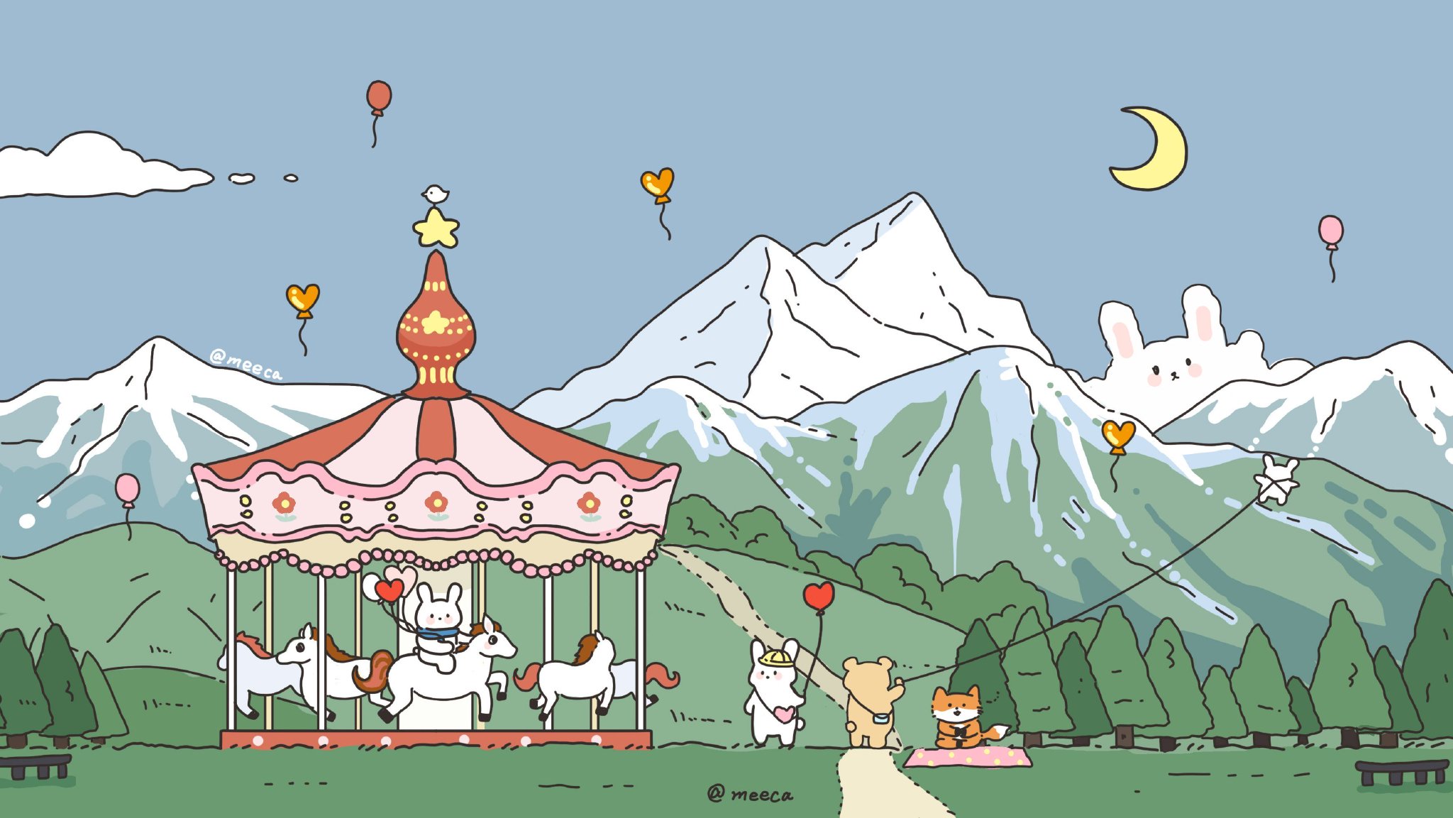 超可爱ipad/电脑壁纸