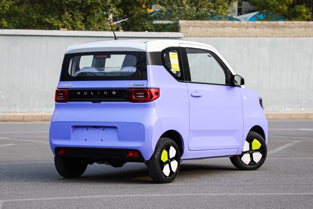 新色彩新体验 宏光miniev马卡龙新车型实拍-新浪汽车