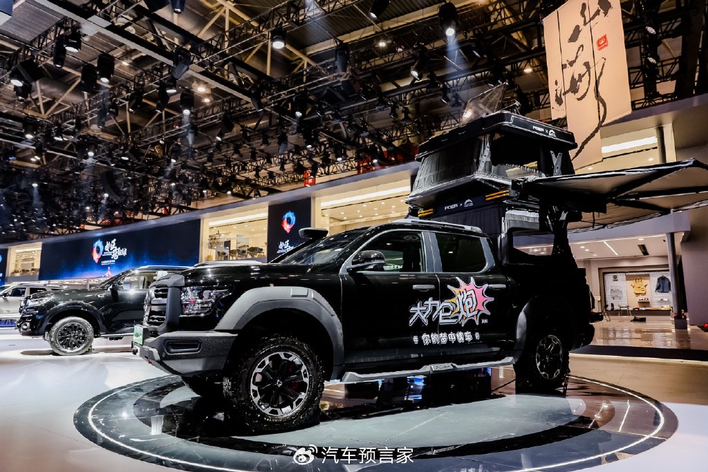 4t长城炮开启预售 高端豪华越野新能源皮卡山海炮hi4-t全球首秀
