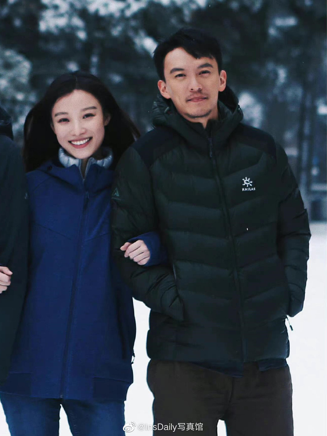倪妮x张震 | 一些雪中氛围感