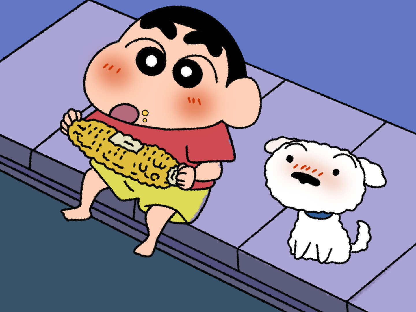 蜡笔小新ipad平板电脑壁纸